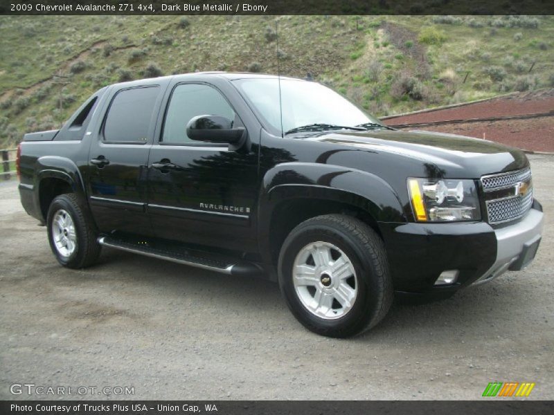 Dark Blue Metallic / Ebony 2009 Chevrolet Avalanche Z71 4x4