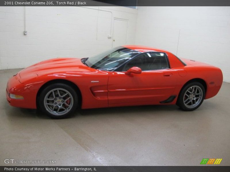 Torch Red / Black 2001 Chevrolet Corvette Z06