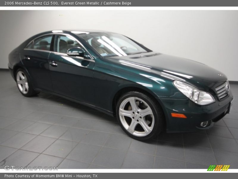 Everest Green Metallic / Cashmere Beige 2006 Mercedes-Benz CLS 500