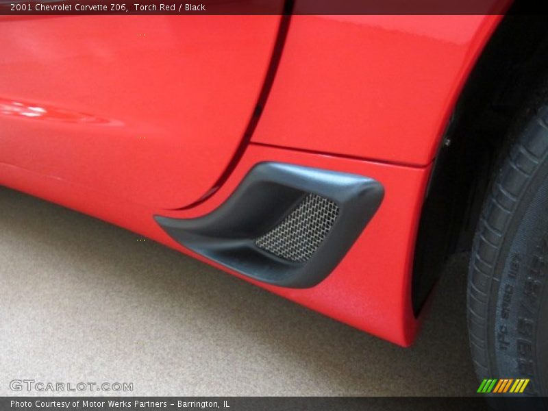 Torch Red / Black 2001 Chevrolet Corvette Z06