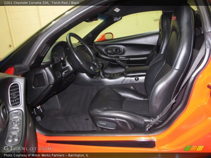 Torch Red / Black 2001 Chevrolet Corvette Z06