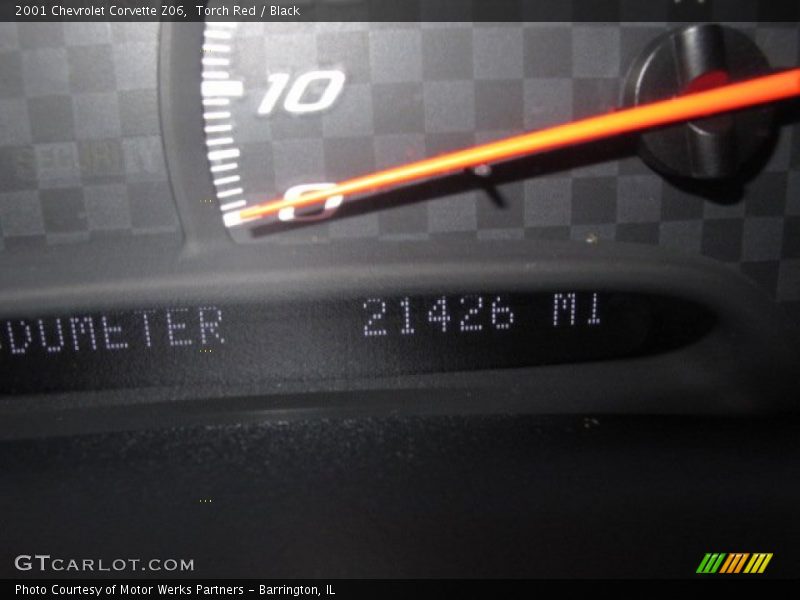 Torch Red / Black 2001 Chevrolet Corvette Z06