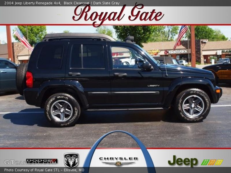 Black Clearcoat / Dark Slate Gray 2004 Jeep Liberty Renegade 4x4