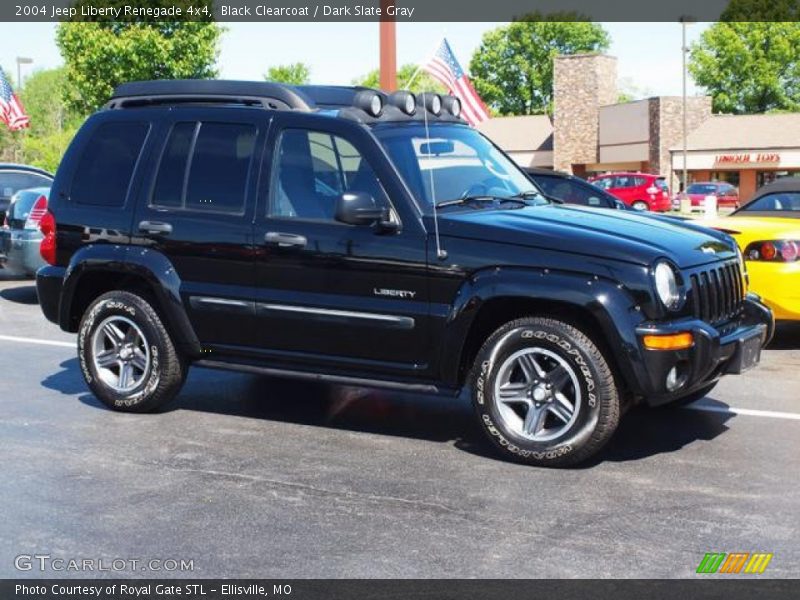 Black Clearcoat / Dark Slate Gray 2004 Jeep Liberty Renegade 4x4