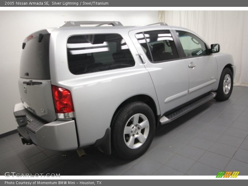 Silver Lightning / Steel/Titanium 2005 Nissan Armada SE