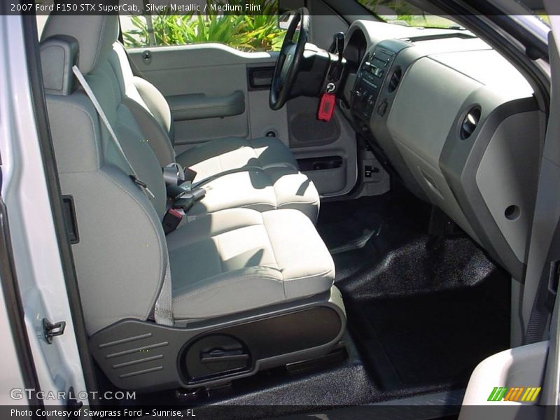 Silver Metallic / Medium Flint 2007 Ford F150 STX SuperCab