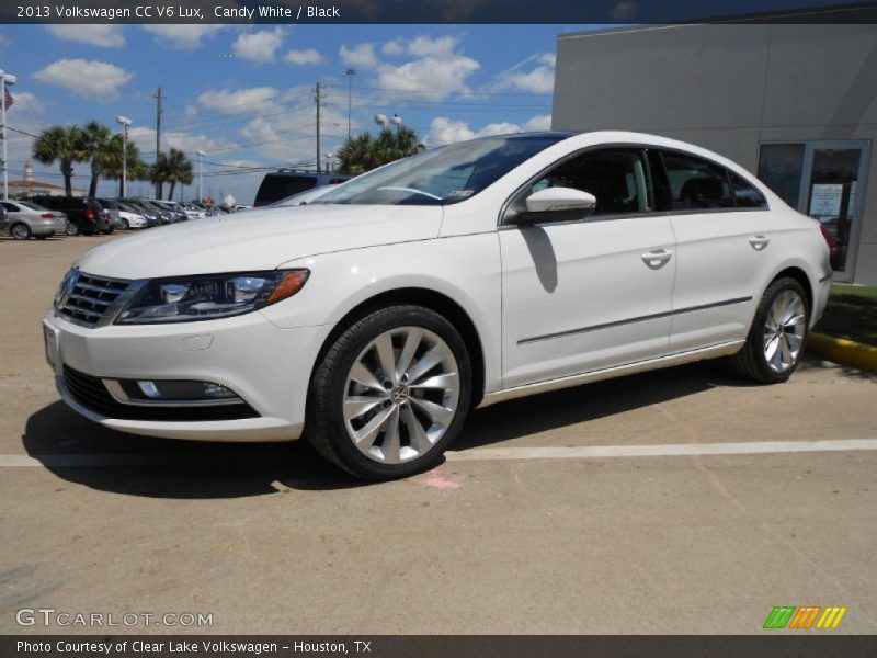 Candy White / Black 2013 Volkswagen CC V6 Lux