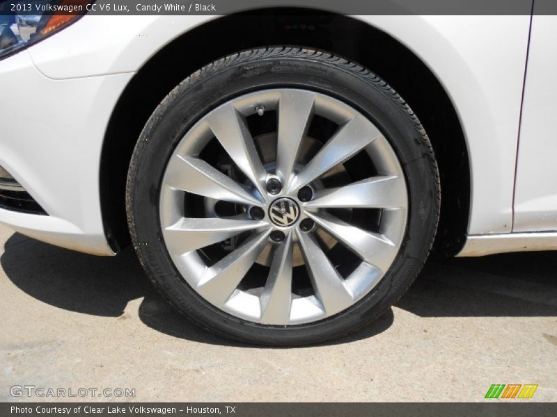 Candy White / Black 2013 Volkswagen CC V6 Lux