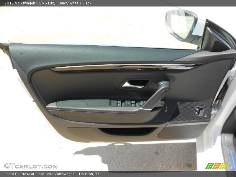 Candy White / Black 2013 Volkswagen CC V6 Lux