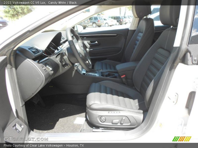 Candy White / Black 2013 Volkswagen CC V6 Lux