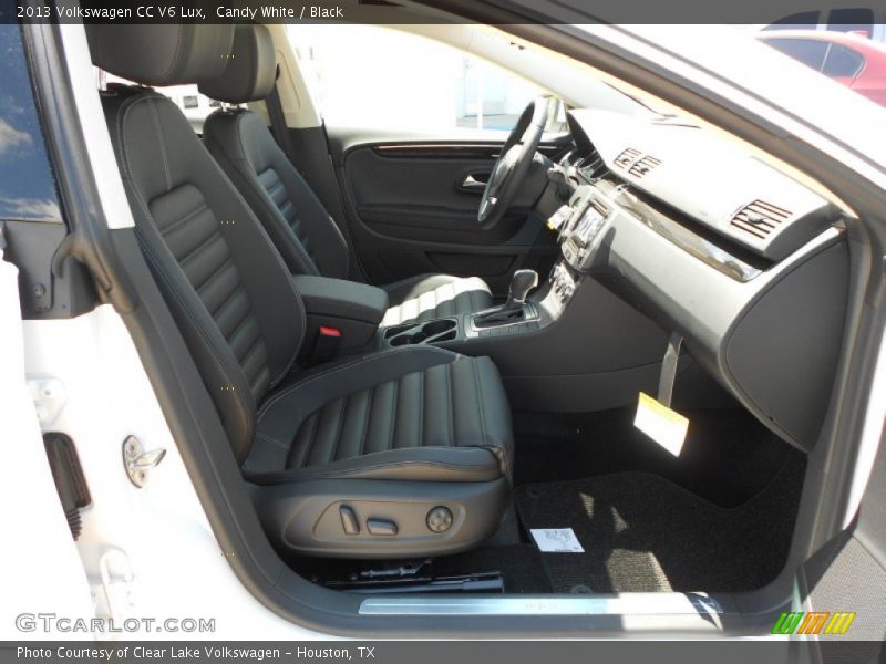 Candy White / Black 2013 Volkswagen CC V6 Lux