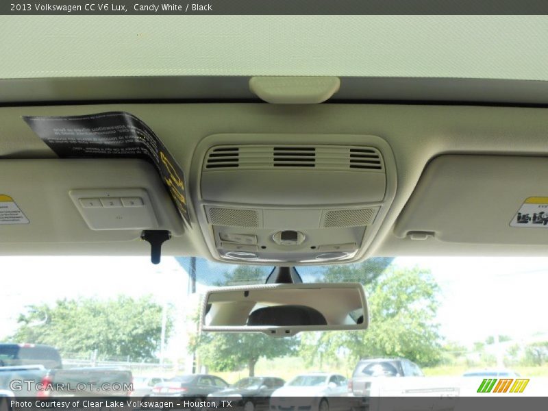 Candy White / Black 2013 Volkswagen CC V6 Lux