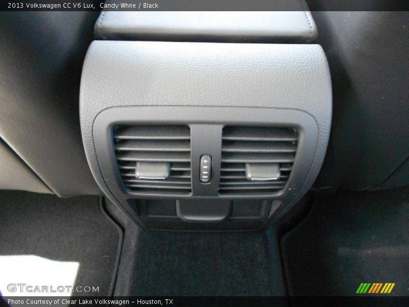 Candy White / Black 2013 Volkswagen CC V6 Lux