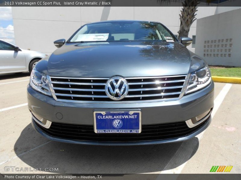 Island Gray Metallic / Black 2013 Volkswagen CC Sport Plus