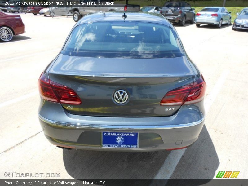 Island Gray Metallic / Black 2013 Volkswagen CC Sport Plus