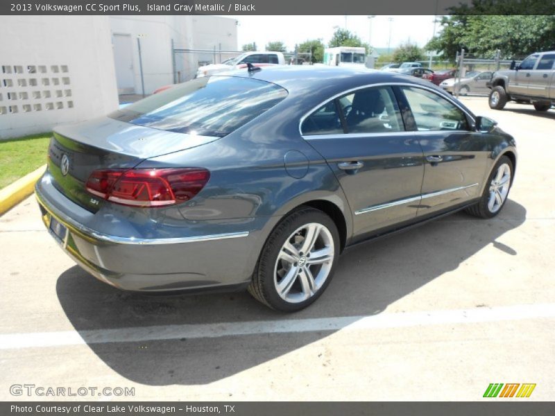 Island Gray Metallic / Black 2013 Volkswagen CC Sport Plus