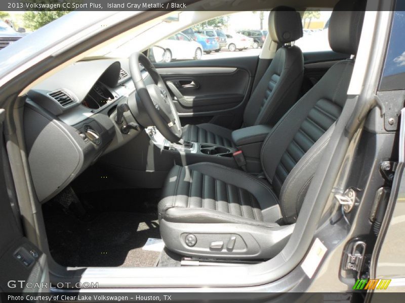 Island Gray Metallic / Black 2013 Volkswagen CC Sport Plus