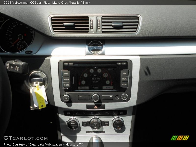 Island Gray Metallic / Black 2013 Volkswagen CC Sport Plus
