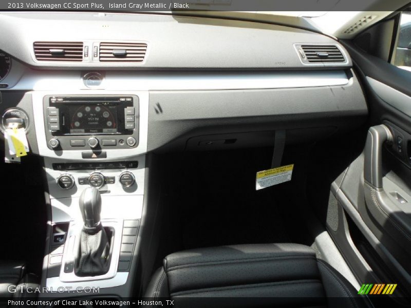 Island Gray Metallic / Black 2013 Volkswagen CC Sport Plus