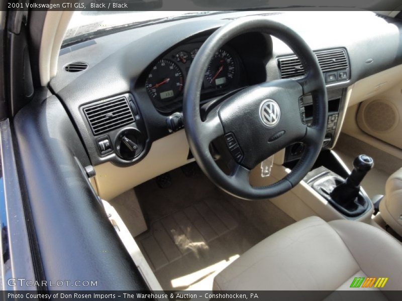 Black / Black 2001 Volkswagen GTI GLS