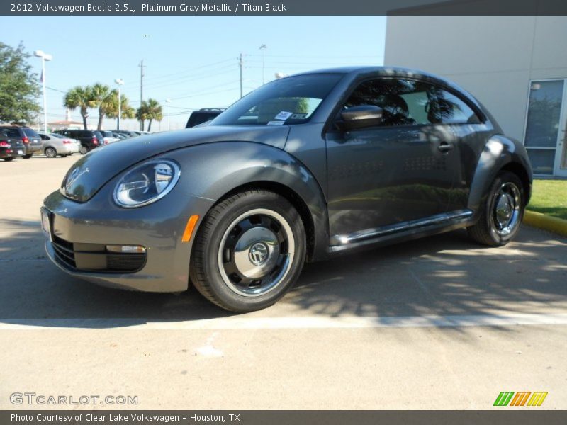 Platinum Gray Metallic / Titan Black 2012 Volkswagen Beetle 2.5L