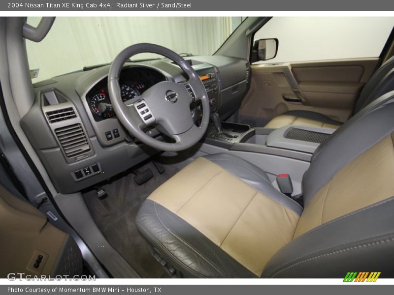 Radiant Silver / Sand/Steel 2004 Nissan Titan XE King Cab 4x4