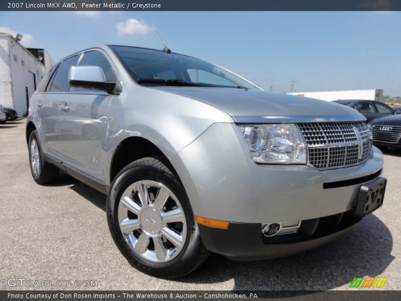 Pewter Metallic / Greystone 2007 Lincoln MKX AWD