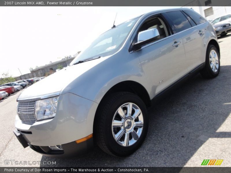 Pewter Metallic / Greystone 2007 Lincoln MKX AWD