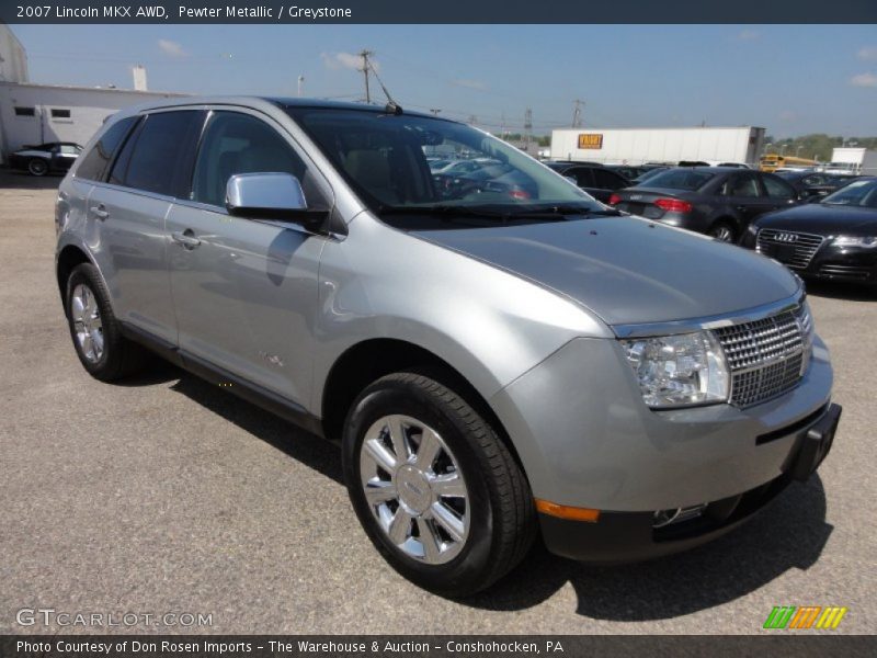 Pewter Metallic / Greystone 2007 Lincoln MKX AWD