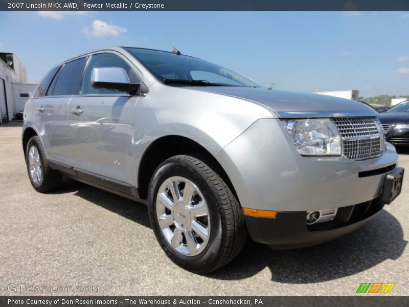 Pewter Metallic / Greystone 2007 Lincoln MKX AWD