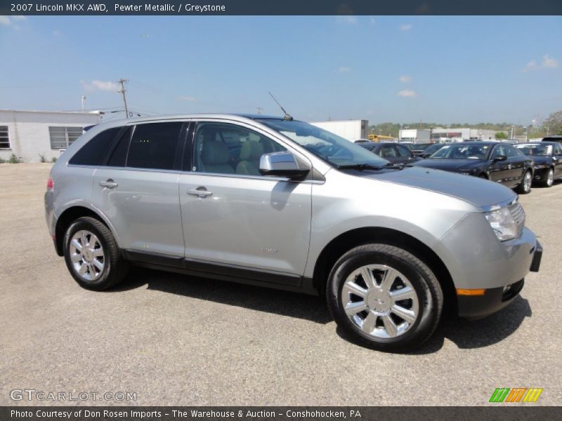 Pewter Metallic / Greystone 2007 Lincoln MKX AWD