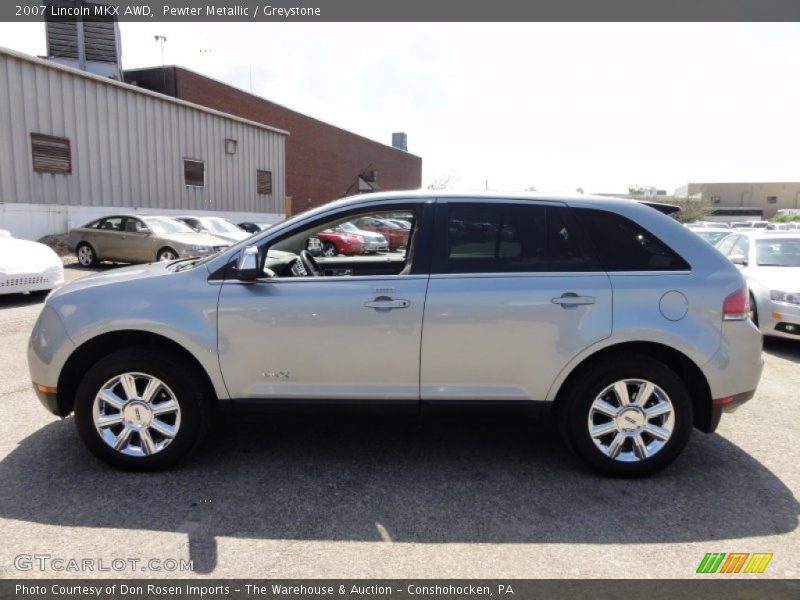 Pewter Metallic / Greystone 2007 Lincoln MKX AWD