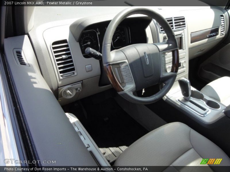Pewter Metallic / Greystone 2007 Lincoln MKX AWD