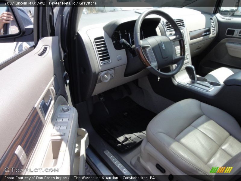 Pewter Metallic / Greystone 2007 Lincoln MKX AWD