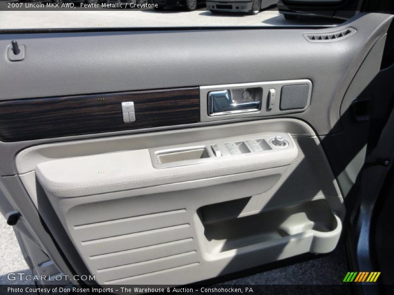 Pewter Metallic / Greystone 2007 Lincoln MKX AWD