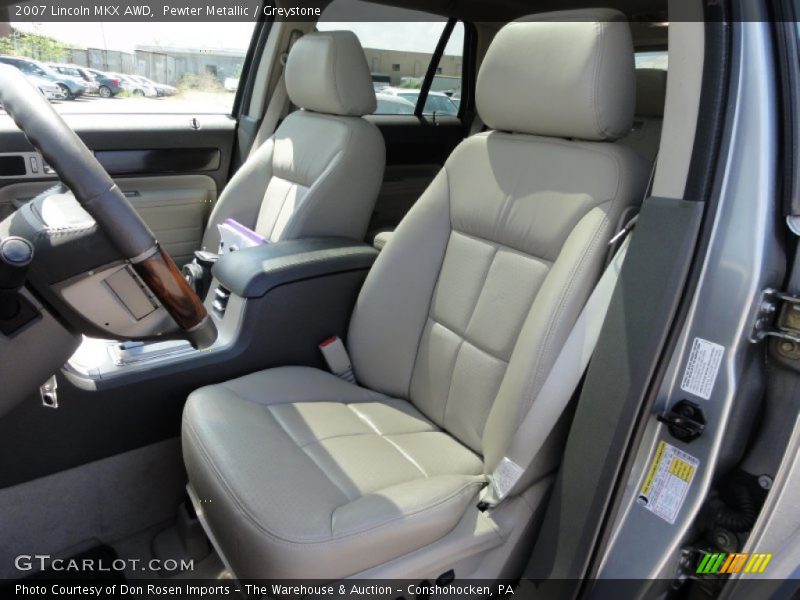 Pewter Metallic / Greystone 2007 Lincoln MKX AWD