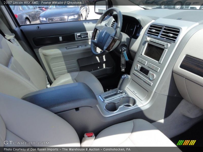 Pewter Metallic / Greystone 2007 Lincoln MKX AWD