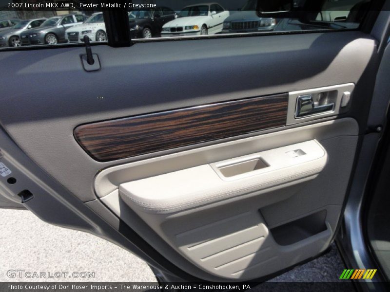 Pewter Metallic / Greystone 2007 Lincoln MKX AWD