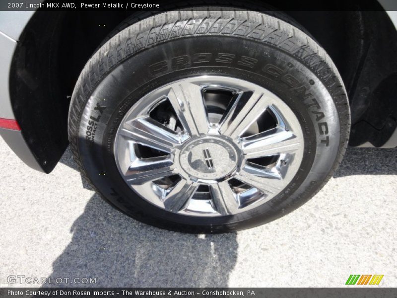 Pewter Metallic / Greystone 2007 Lincoln MKX AWD