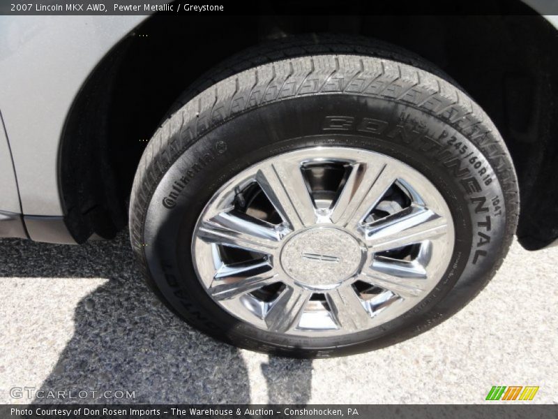 Pewter Metallic / Greystone 2007 Lincoln MKX AWD