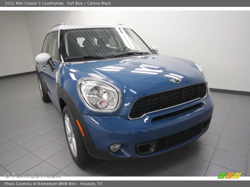 Surf Blue / Carbon Black 2012 Mini Cooper S Countryman