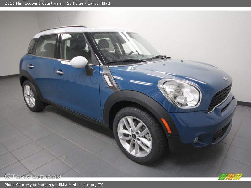 Surf Blue / Carbon Black 2012 Mini Cooper S Countryman