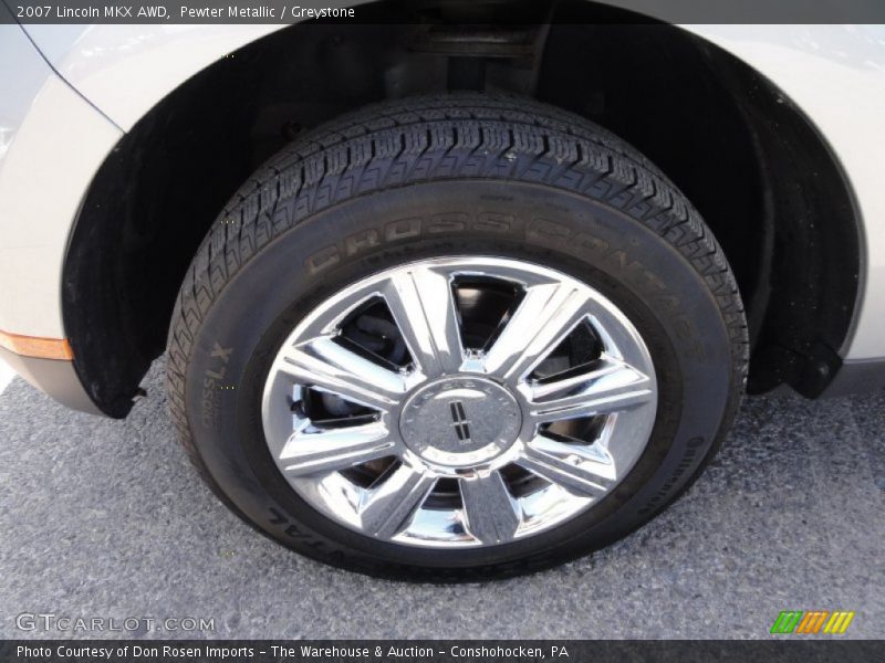 Pewter Metallic / Greystone 2007 Lincoln MKX AWD