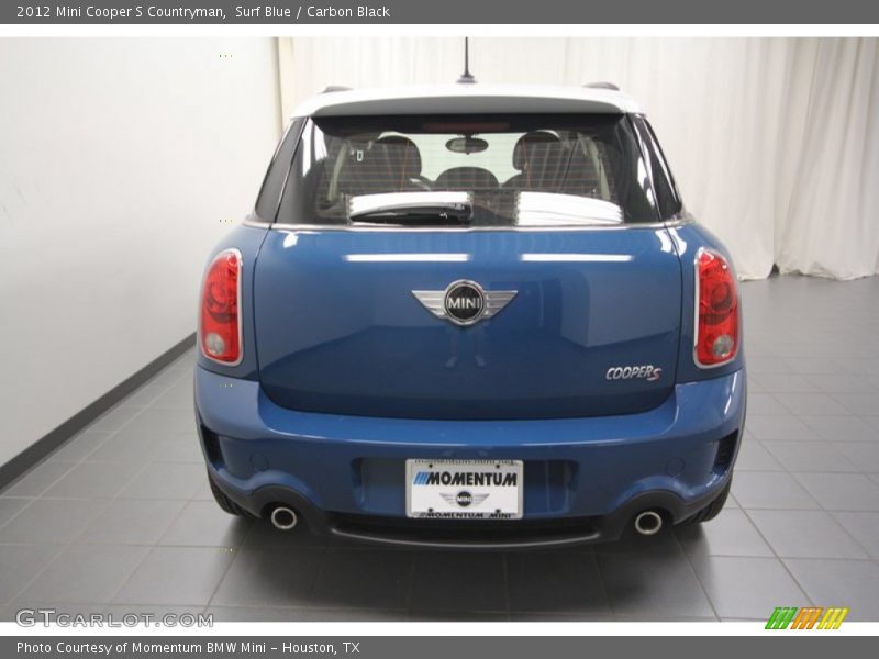 Surf Blue / Carbon Black 2012 Mini Cooper S Countryman