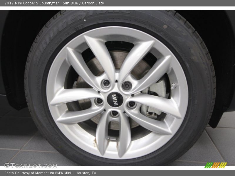 Surf Blue / Carbon Black 2012 Mini Cooper S Countryman
