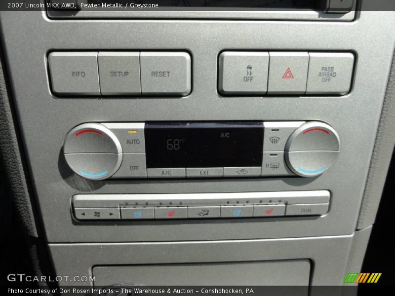 Pewter Metallic / Greystone 2007 Lincoln MKX AWD