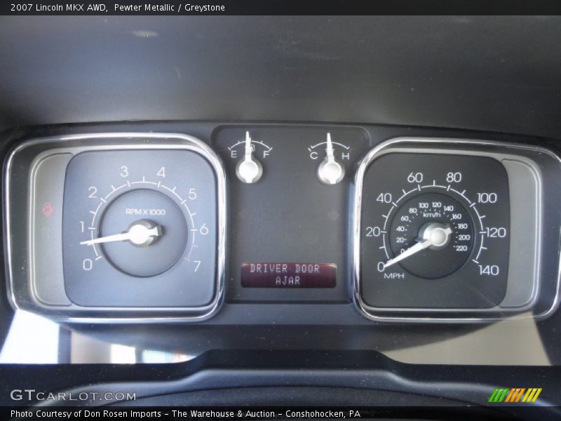 Pewter Metallic / Greystone 2007 Lincoln MKX AWD