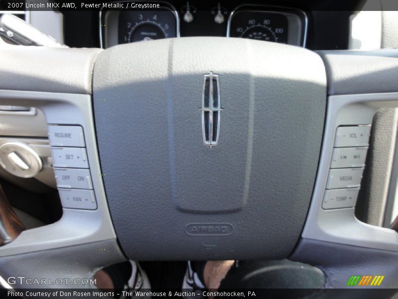 Pewter Metallic / Greystone 2007 Lincoln MKX AWD