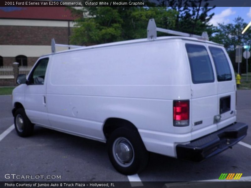 Oxford White / Medium Graphite 2001 Ford E Series Van E250 Commercial