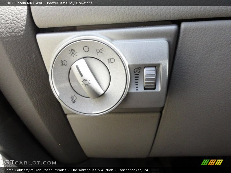 Pewter Metallic / Greystone 2007 Lincoln MKX AWD